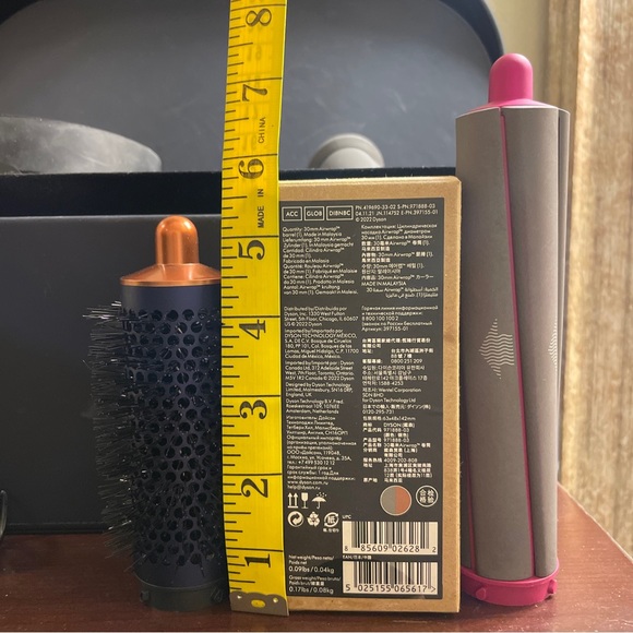Dyson New (2022) 1.2inch / 30mm Airwrap Barrel - Regular Length - Copper/Nickel - Picture 10 of 12